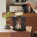 Drip Stand-Set Asanoha - Black