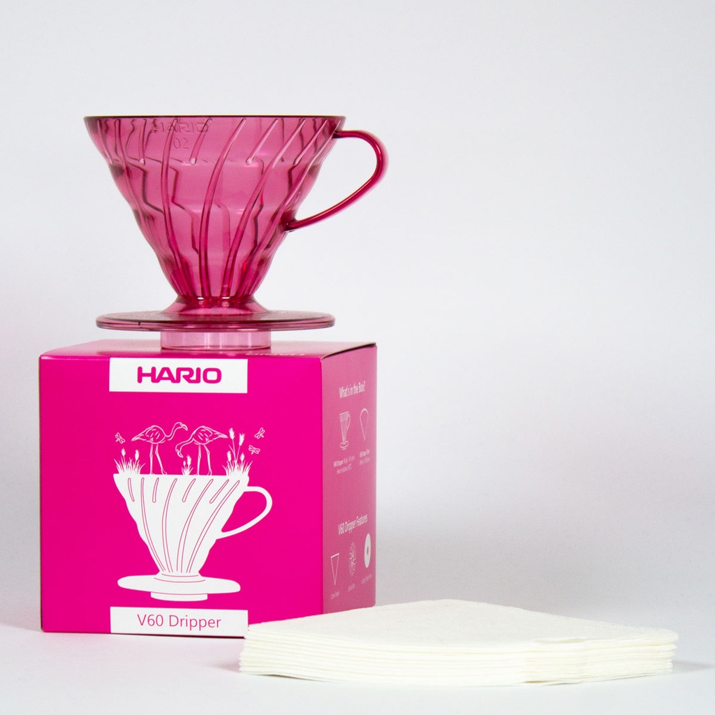 V60 Coffee Dripper 02 - Flamingo Pink