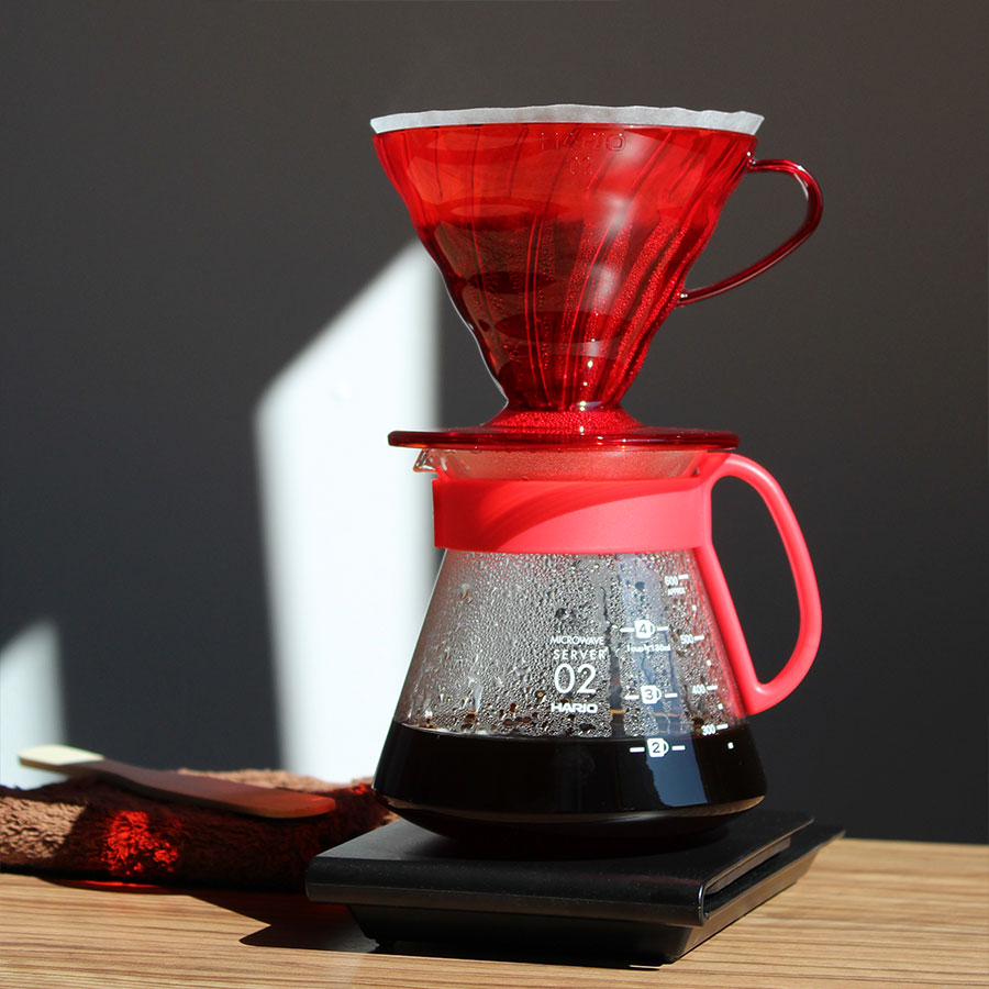 V60 Range Server 600ml - Desert Red
