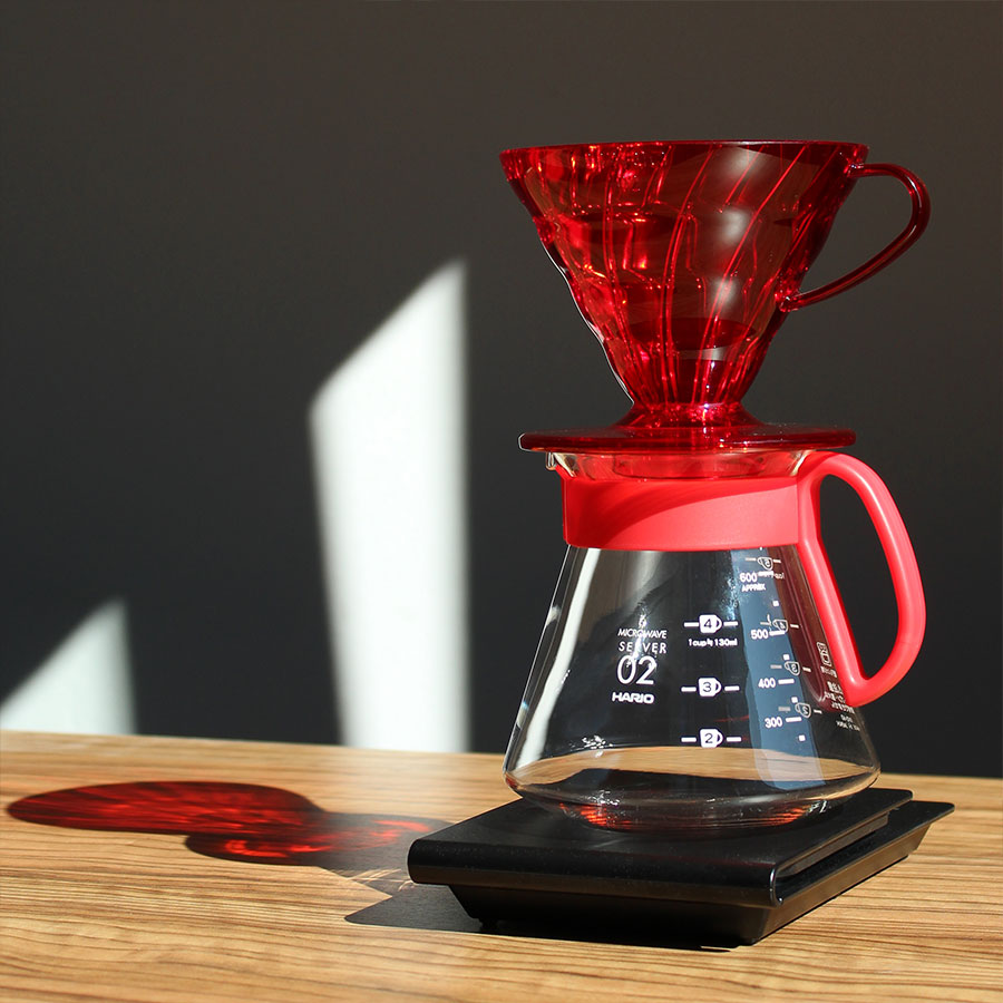 V60 Coffee Dripper 02 - Desert Red