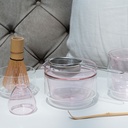 Double-walled Matcha Bowl 300ml - Pink