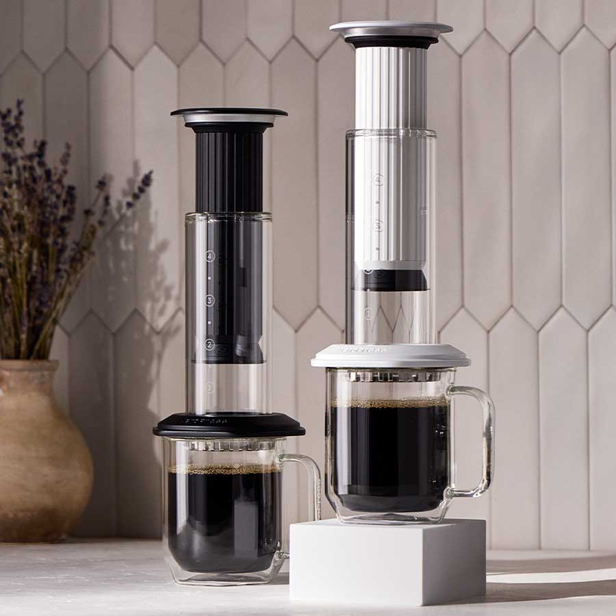 AeroPress Premium Coffee Press - White