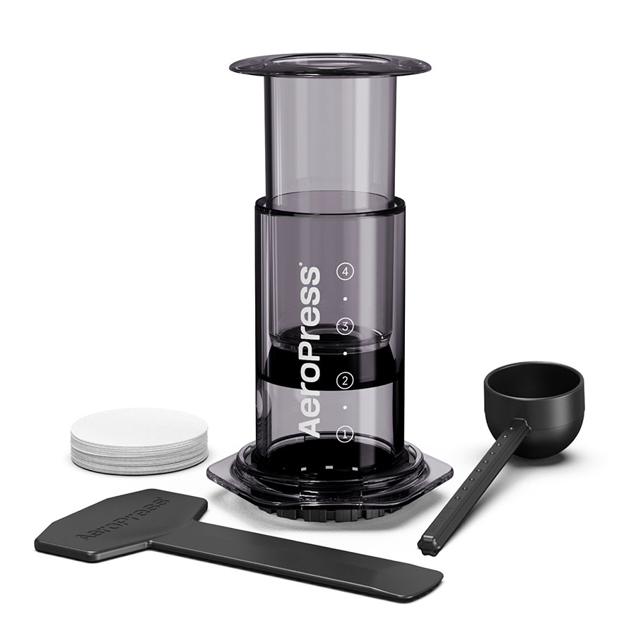 AeroPress Coffee Maker - Clear Black