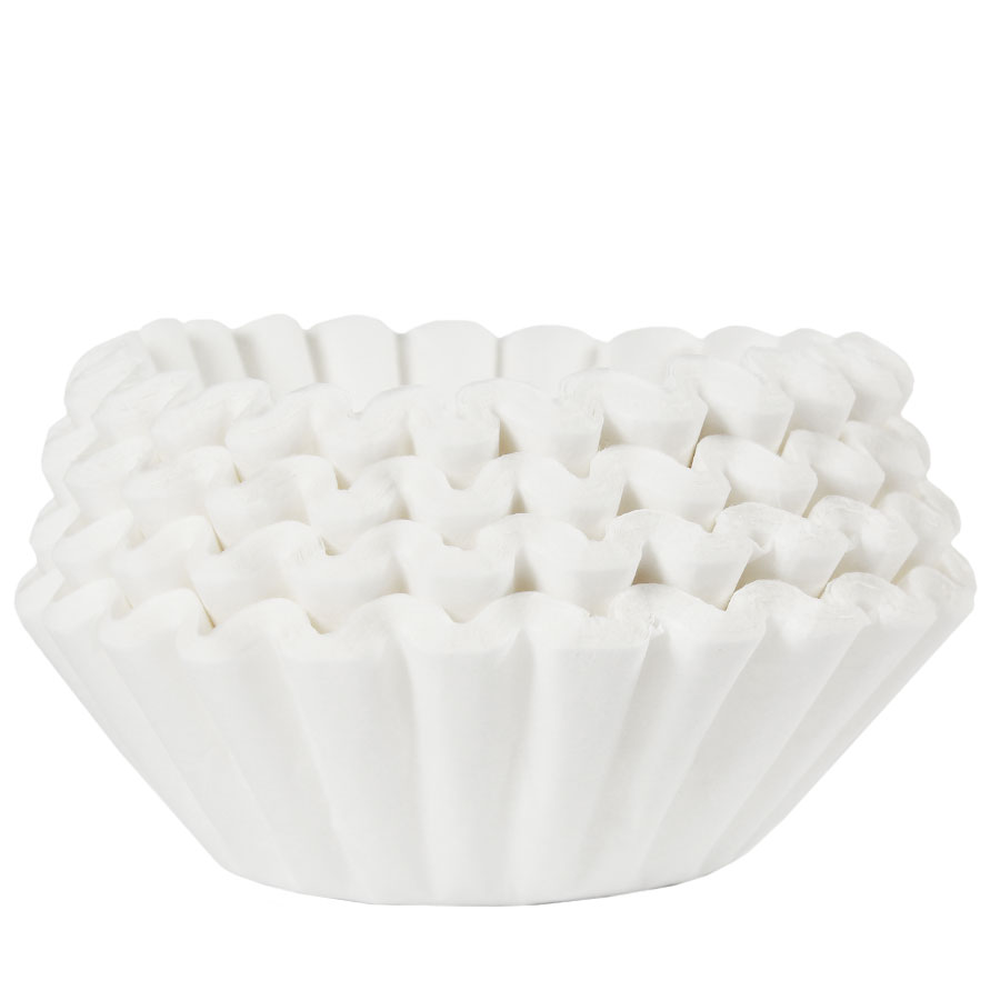 Basket Filter Papers - Size 80/200mm 200 Sheets - White