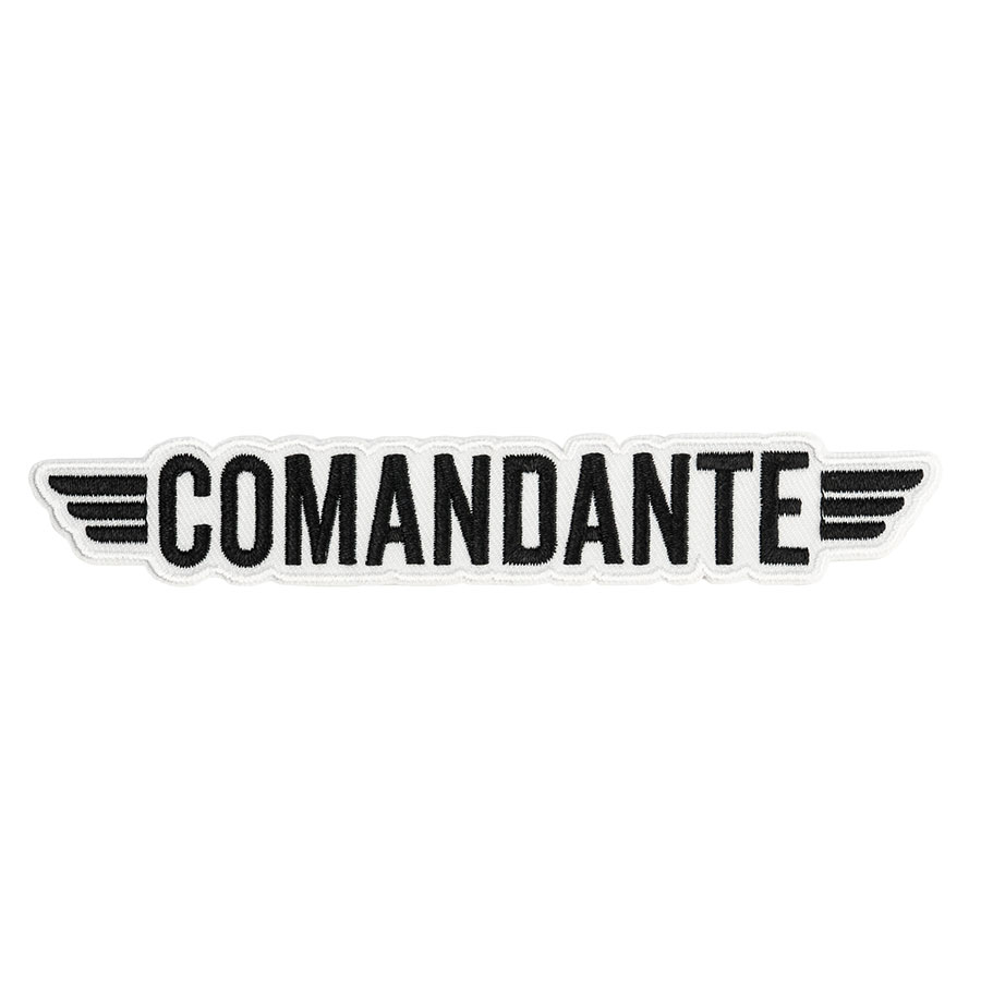 Comandante Patches - Logo Black/White