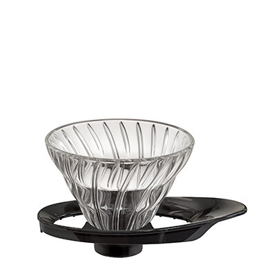 Glass Coffee Dripper V60 01 - Black NEW