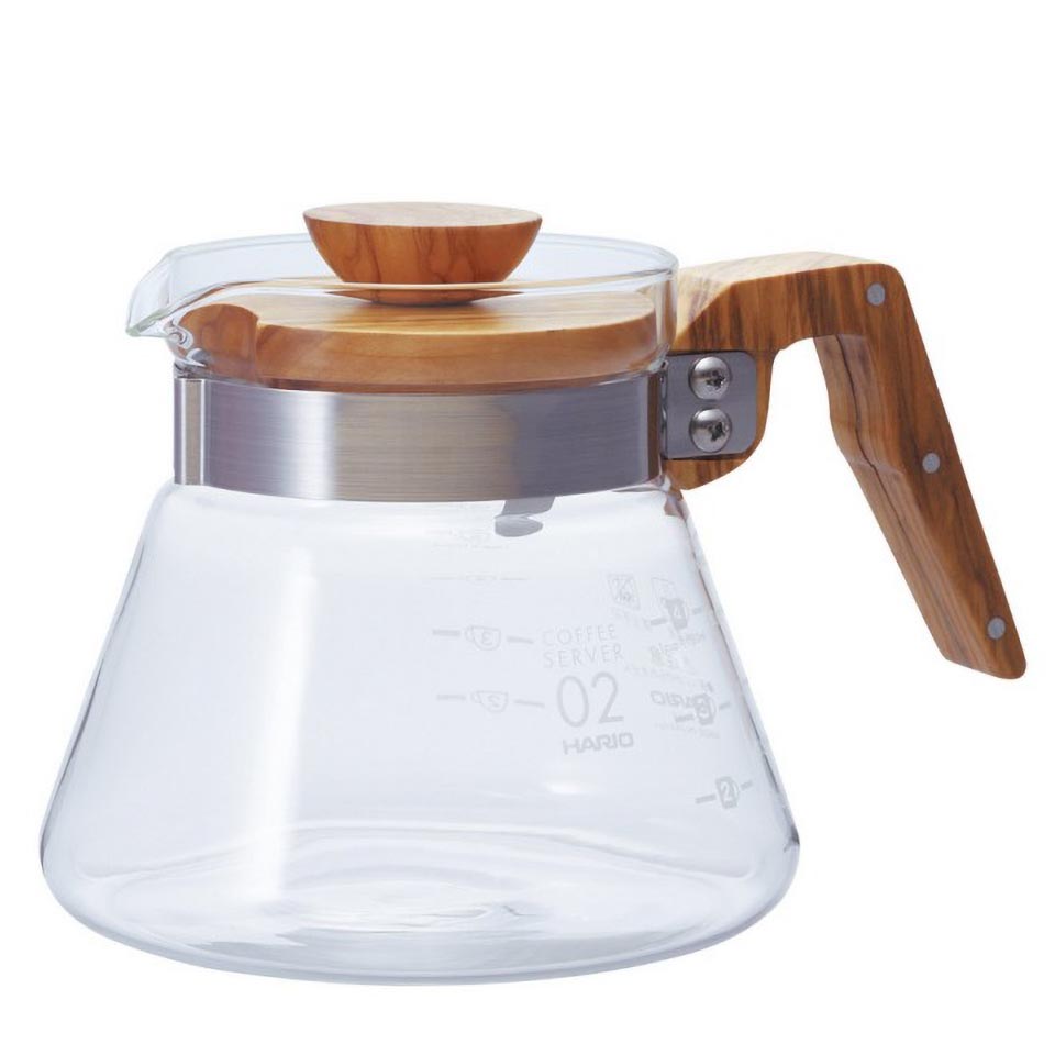 Coffee Server 600ml - Olive Wood