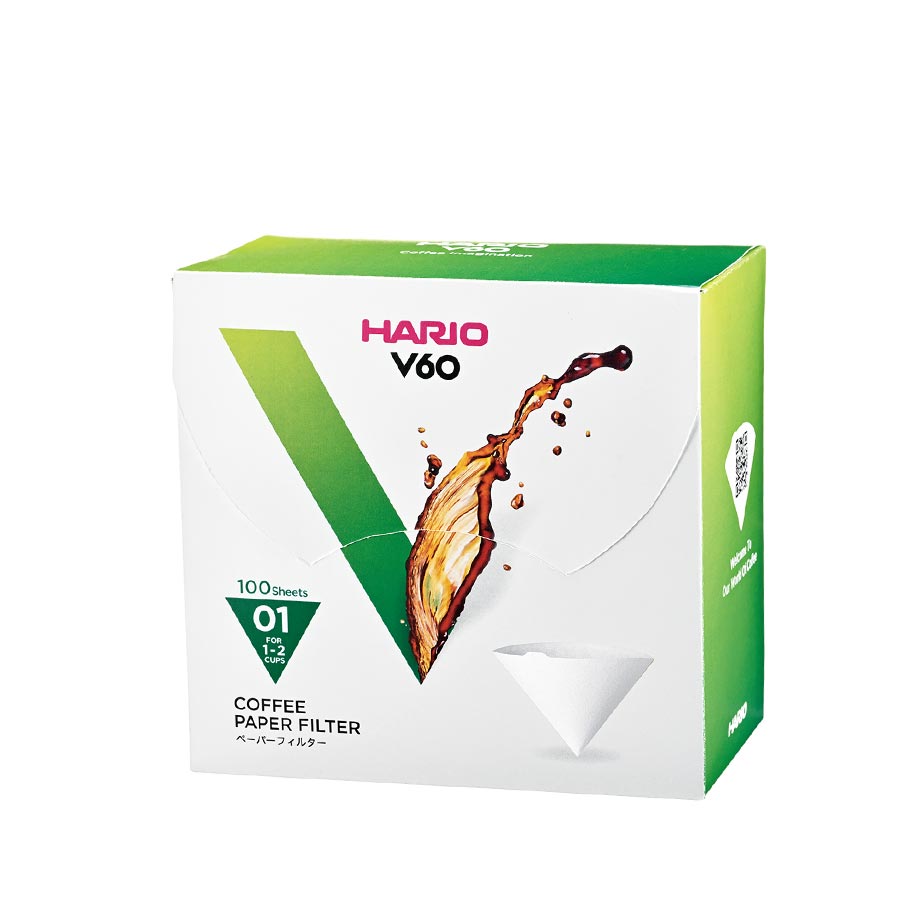 Paper Filter V60 01 Box - White 100 Sheets