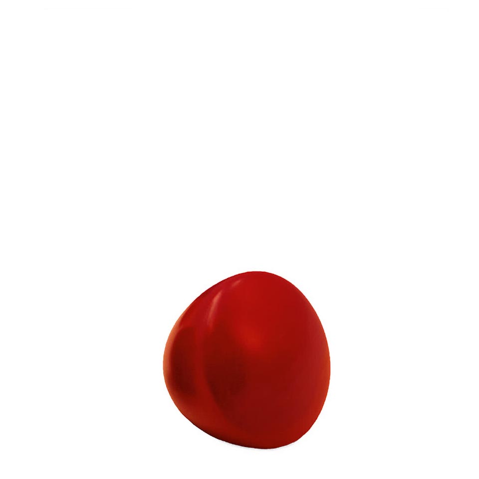 Wooden Knob Beech Wood Red ø 44mm