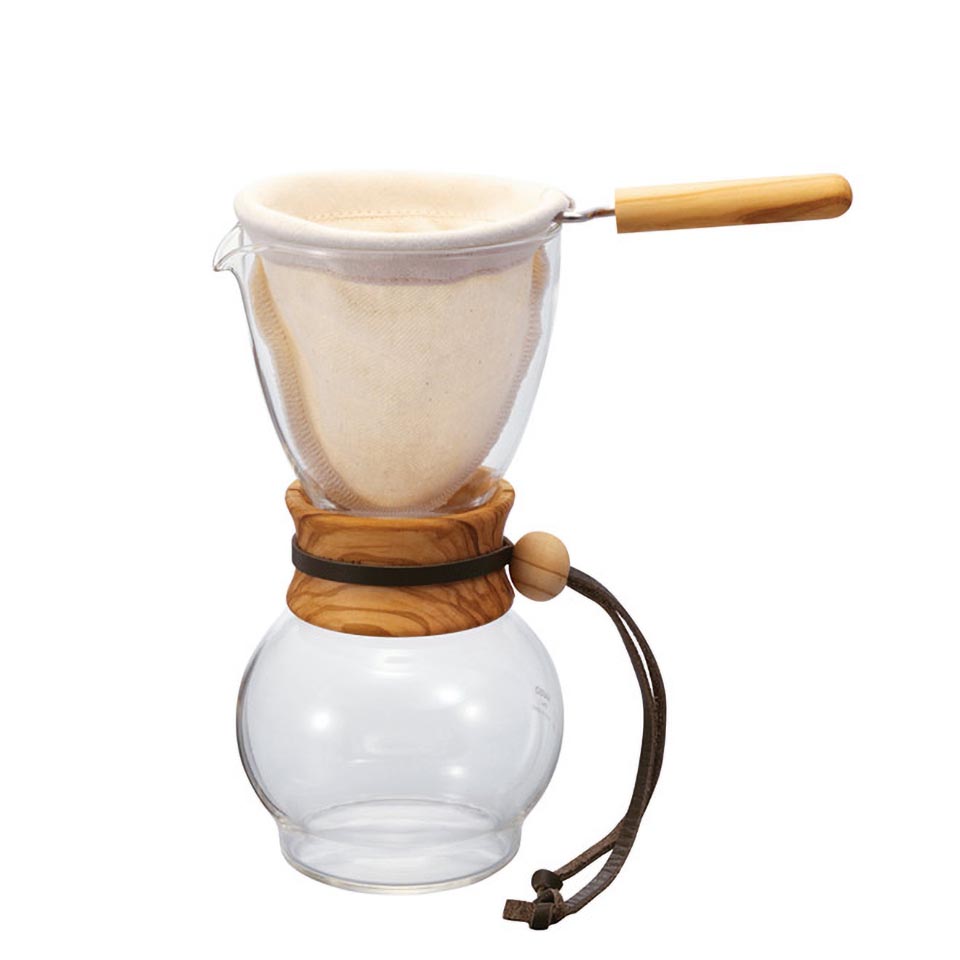 Drip Pot 480ml Olivewood