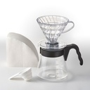 V60 Coffee Dripper and Server Set 02 - Black