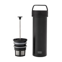 [5116C-18BK] P0 Ultralight Travel Coffee Press - Meteorite Black (Standard)