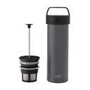 P0 Ultralight Travel Coffee Press - Gunmetal Grey