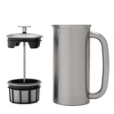 [1118C2-DS] P7 French Press Coffee Maker 18oz/540ml - Brushed (Standard)