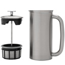 [1132C2-DS] P7 French Press Coffee Maker 32oz/950ml - Brushed (Standard)