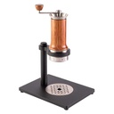 Espresso Maker + Steel Support REDDISH