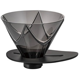 [VDMU-02-TB] V60 One Pour Dripper MUGEN - Transparent Black