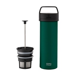 P0 Ultralight Travel Coffee Press - Evergreen