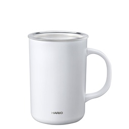 [CMG-470-W] Ceramic Coating Double-Walled Thermal Mug 470ml - White